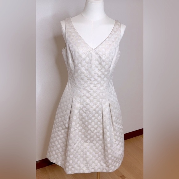 LAUREN Ralph Lauren Polkadot Fit Flare Mini Dress. - Picture 3 of 12